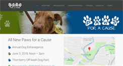 Desktop Screenshot of facfpawsforacause.org